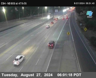 (C094) NB 805 : 47th Street (on ramp)