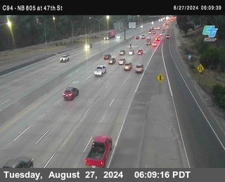 (C094) NB 805 : 47th Street (on ramp)