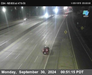 (C094) NB 805 : 47th Street (on ramp)