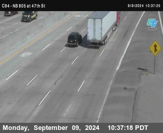 (C094) NB 805 : 47th Street (on ramp)