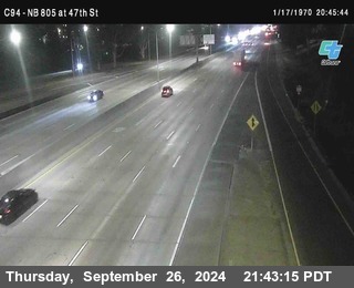 (C094) NB 805 : 47th Street (on ramp)