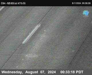 (C094) NB 805 : 47th Street (on ramp)