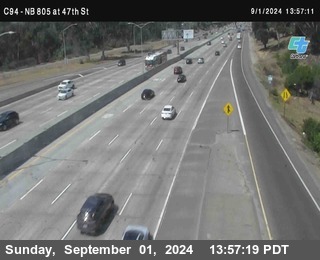 (C094) NB 805 : 47th Street (on ramp)