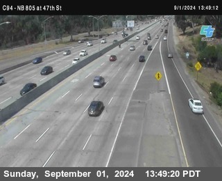 (C094) NB 805 : 47th Street (on ramp)