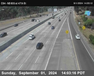 (C094) NB 805 : 47th Street (on ramp)