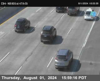 (C094) NB 805 : 47th Street (on ramp)