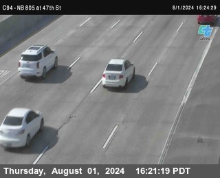 (C094) NB 805 : 47th Street (on ramp)