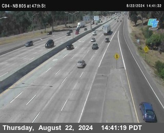 (C094) NB 805 : 47th Street (on ramp)