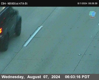 (C094) NB 805 : 47th Street (on ramp)