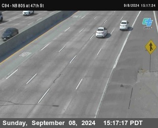 (C094) NB 805 : 47th Street (on ramp)