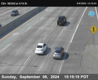 (C094) NB 805 : 47th Street (on ramp)