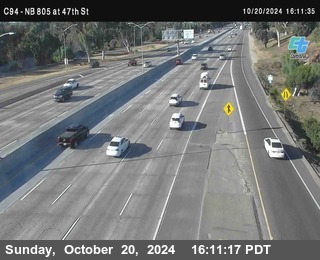 (C094) NB 805 : 47th Street (on ramp)