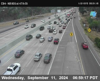 (C094) NB 805 : 47th Street (on ramp)