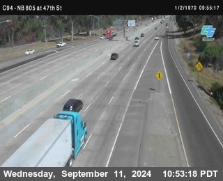 (C094) NB 805 : 47th Street (on ramp)