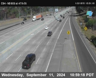 (C094) NB 805 : 47th Street (on ramp)