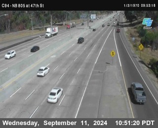 (C094) NB 805 : 47th Street (on ramp)