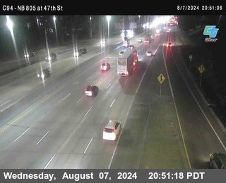 (C094) NB 805 : 47th Street (on ramp)