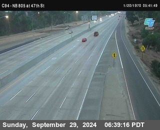 (C094) NB 805 : 47th Street (on ramp)