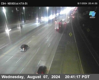 (C094) NB 805 : 47th Street (on ramp)