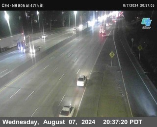 (C094) NB 805 : 47th Street (on ramp)