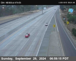 (C094) NB 805 : 47th Street (on ramp)