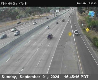 (C094) NB 805 : 47th Street (on ramp)