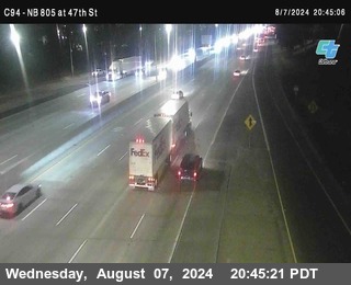 (C094) NB 805 : 47th Street (on ramp)