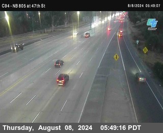 (C094) NB 805 : 47th Street (on ramp)