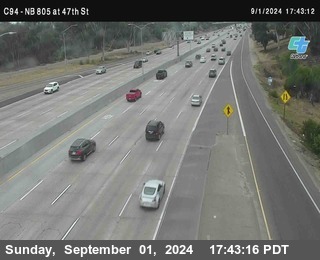 (C094) NB 805 : 47th Street (on ramp)