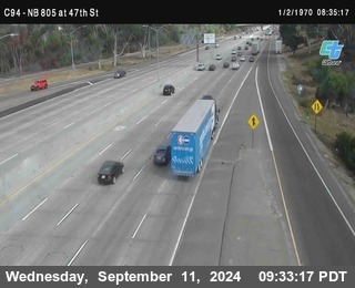 (C094) NB 805 : 47th Street (on ramp)