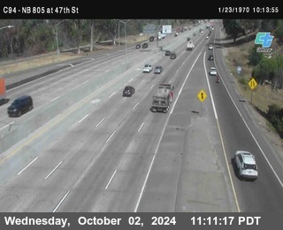 (C094) NB 805 : 47th Street (on ramp)