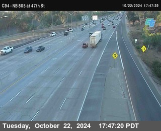 (C094) NB 805 : 47th Street (on ramp)