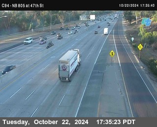 (C094) NB 805 : 47th Street (on ramp)