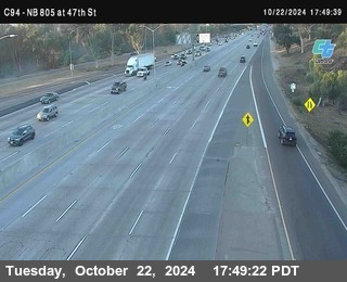 (C094) NB 805 : 47th Street (on ramp)