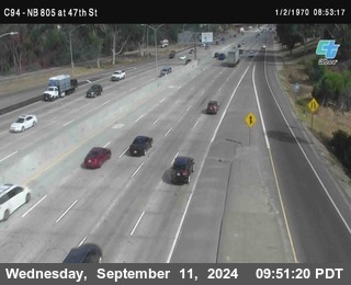 (C094) NB 805 : 47th Street (on ramp)