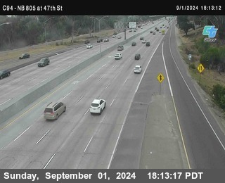 (C094) NB 805 : 47th Street (on ramp)