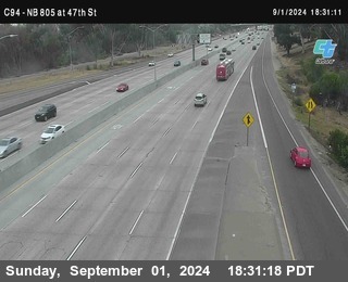 (C094) NB 805 : 47th Street (on ramp)