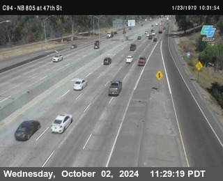 (C094) NB 805 : 47th Street (on ramp)