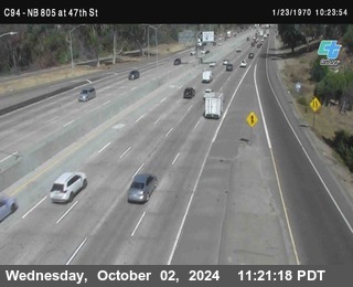 (C094) NB 805 : 47th Street (on ramp)