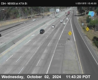 (C094) NB 805 : 47th Street (on ramp)