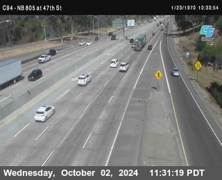 (C094) NB 805 : 47th Street (on ramp)