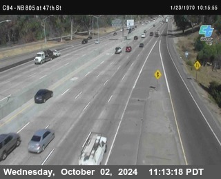 (C094) NB 805 : 47th Street (on ramp)