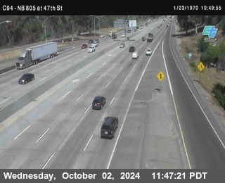 (C094) NB 805 : 47th Street (on ramp)