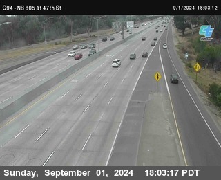 (C094) NB 805 : 47th Street (on ramp)