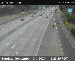 (C094) NB 805 : 47th Street (on ramp)