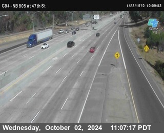 (C094) NB 805 : 47th Street (on ramp)