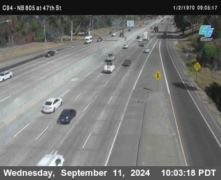 (C094) NB 805 : 47th Street (on ramp)