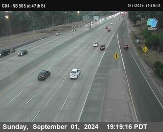 (C094) NB 805 : 47th Street (on ramp)