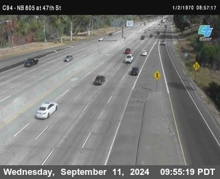 (C094) NB 805 : 47th Street (on ramp)