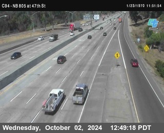 (C094) NB 805 : 47th Street (on ramp)